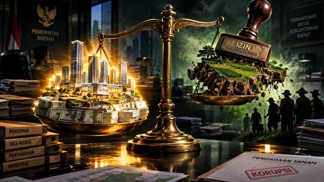KAJIAN DAN ANALISIS ANATOMI KORUPSI PERTANAHAN: KASUS HGB DAN TATA RUANG